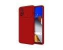 Funda Silicona Líquida Ultra Suave para Xiaomi POCO M4 Pro 4G color Roja