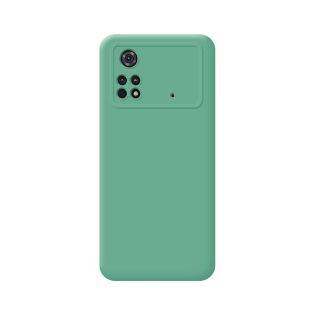 Funda Silicona Líquida Ultra Suave para Xiaomi POCO M4 Pro 4G color Verde