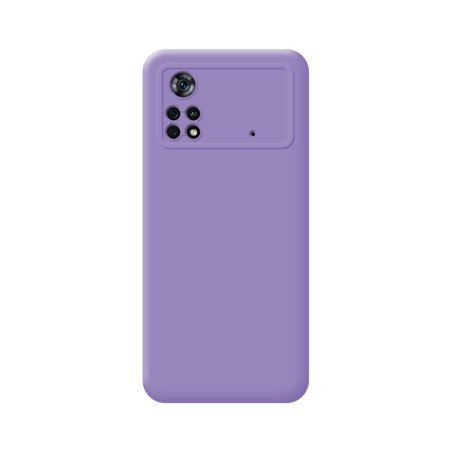 Funda Silicona Líquida Ultra Suave para Xiaomi POCO X4 Pro 5G color Morada