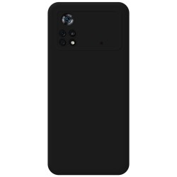 Funda Silicona Líquida Ultra Suave para Xiaomi POCO X4 Pro 5G color Negra 2