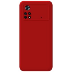 Funda Silicona Líquida Ultra Suave para Xiaomi POCO X4 Pro 5G color Roja