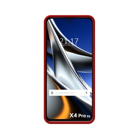 Funda Silicona Líquida Ultra Suave para Xiaomi POCO X4 Pro 5G color Roja