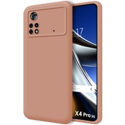Funda Silicona Líquida Ultra Suave para Xiaomi POCO X4 Pro 5G color Rosa