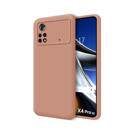 Funda Silicona Líquida Ultra Suave para Xiaomi POCO X4 Pro 5G color Rosa