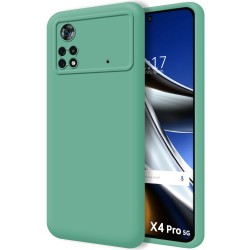 Funda Silicona Líquida Ultra Suave para Xiaomi POCO X4 Pro 5G color Verde