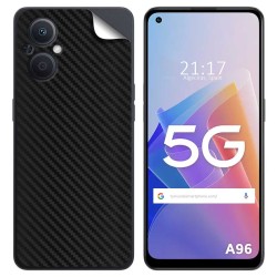 Pegatina Vinilo Autoadhesiva Textura Carbono para Oppo A96 5G