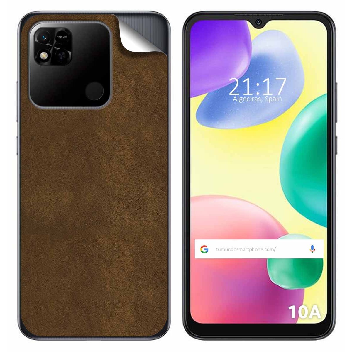 Pegatina Vinilo Autoadhesiva Textura Piel compatible con Xiaomi Redmi 10A