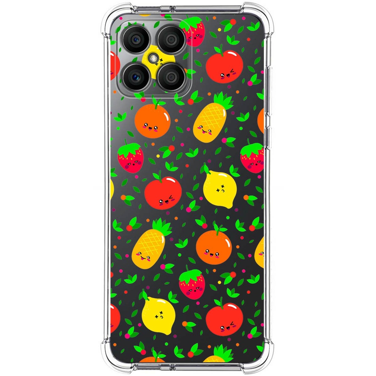 Funda Silicona Antigolpes para Huawei Honor X8 diseño Frutas 01 Dibujos