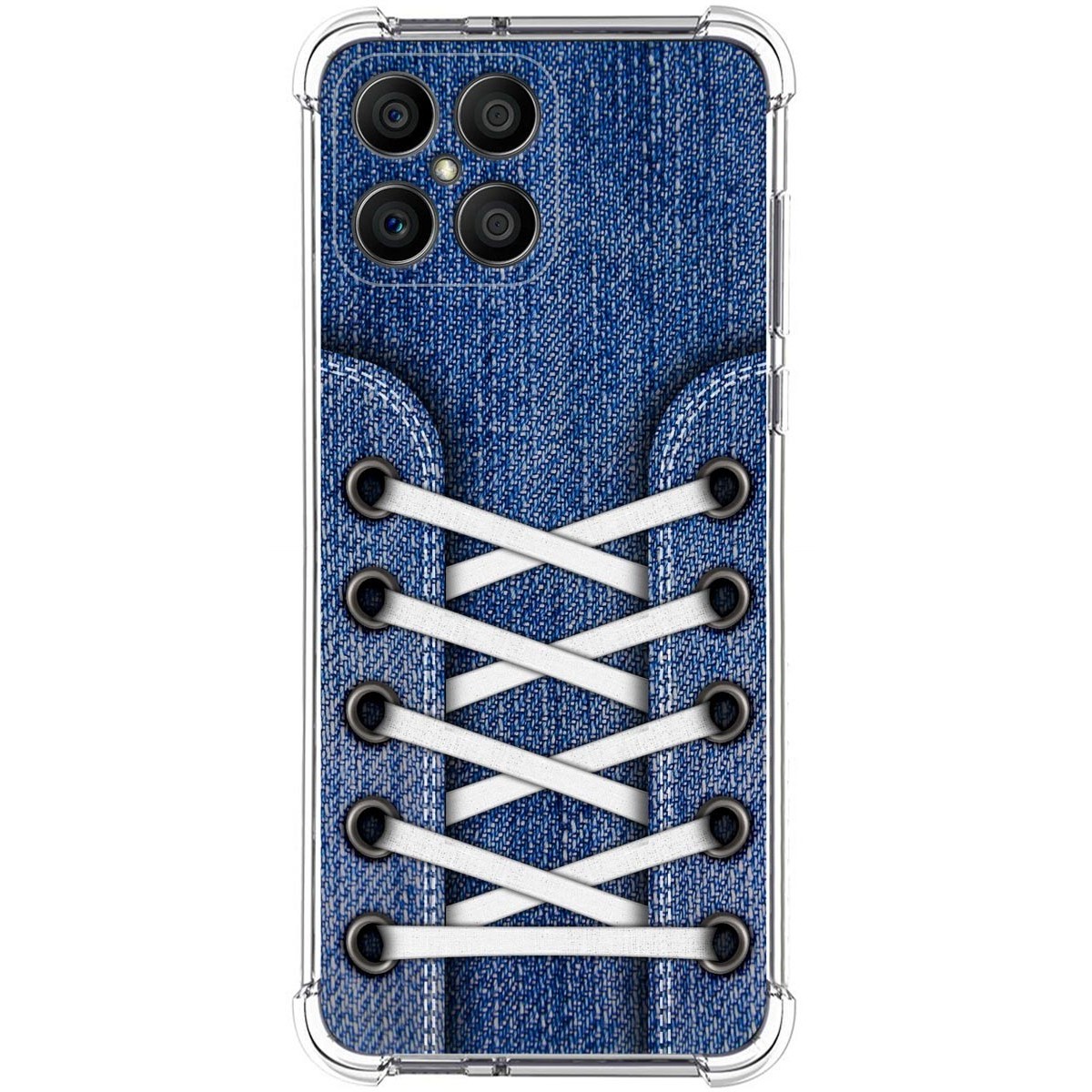 Funda Silicona Antigolpes para Huawei Honor X8 diseño Zapatillas 01 Dibujos