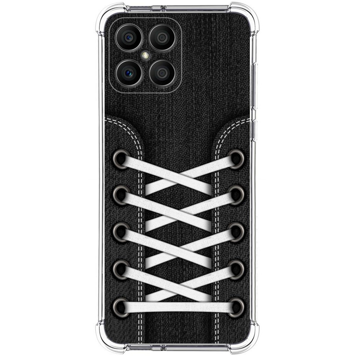 Funda Silicona Antigolpes para Huawei Honor X8 diseño Zapatillas 02 Dibujos