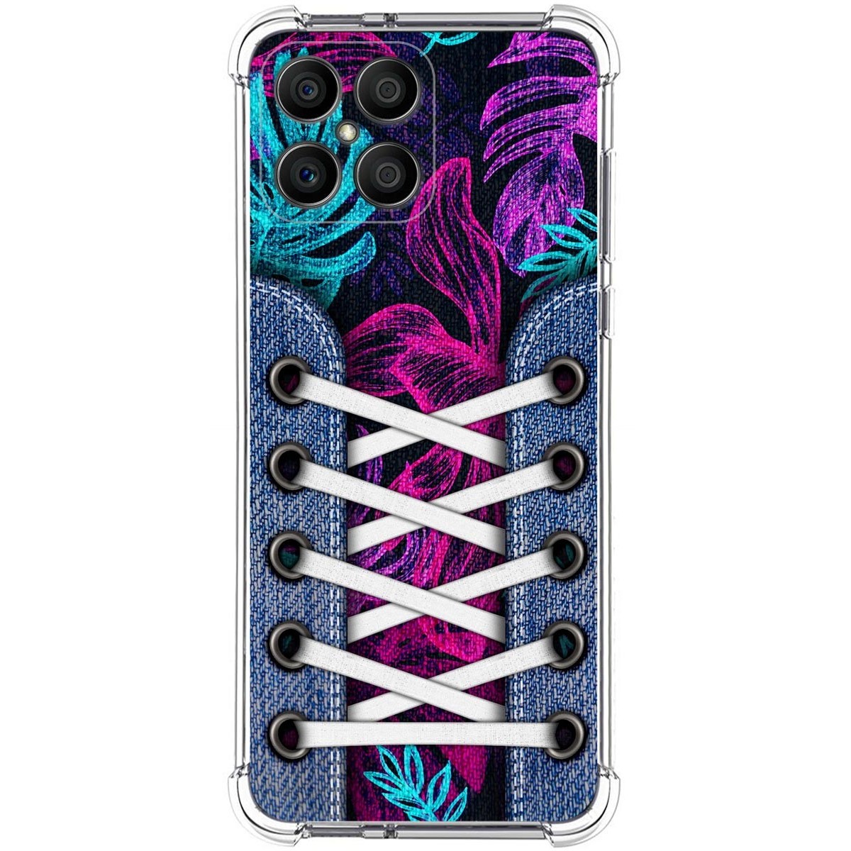 Funda Silicona Antigolpes para Huawei Honor X8 diseño Zapatillas 07 Dibujos