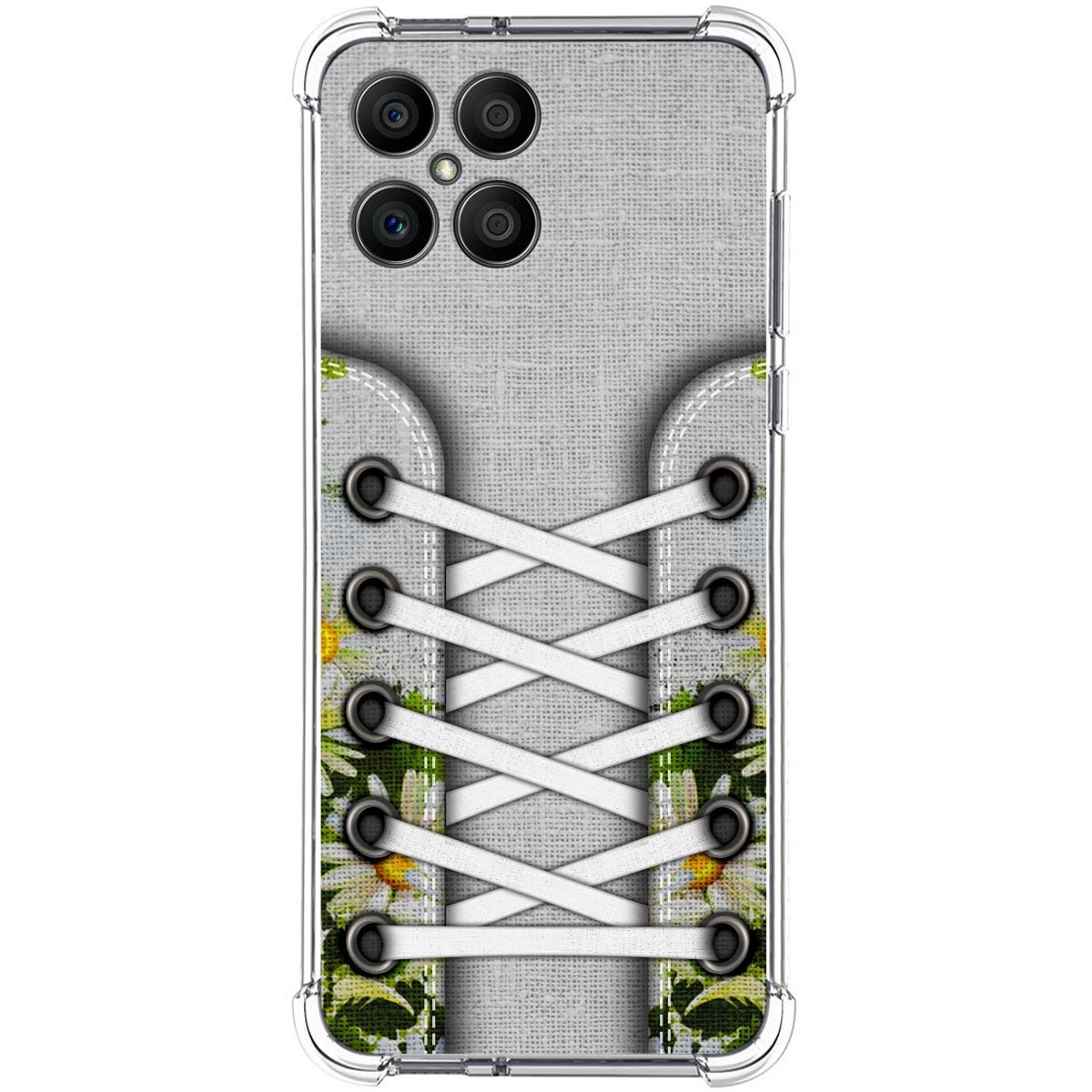 Funda Silicona Antigolpes para Huawei Honor X8 diseño Zapatillas 08 Dibujos