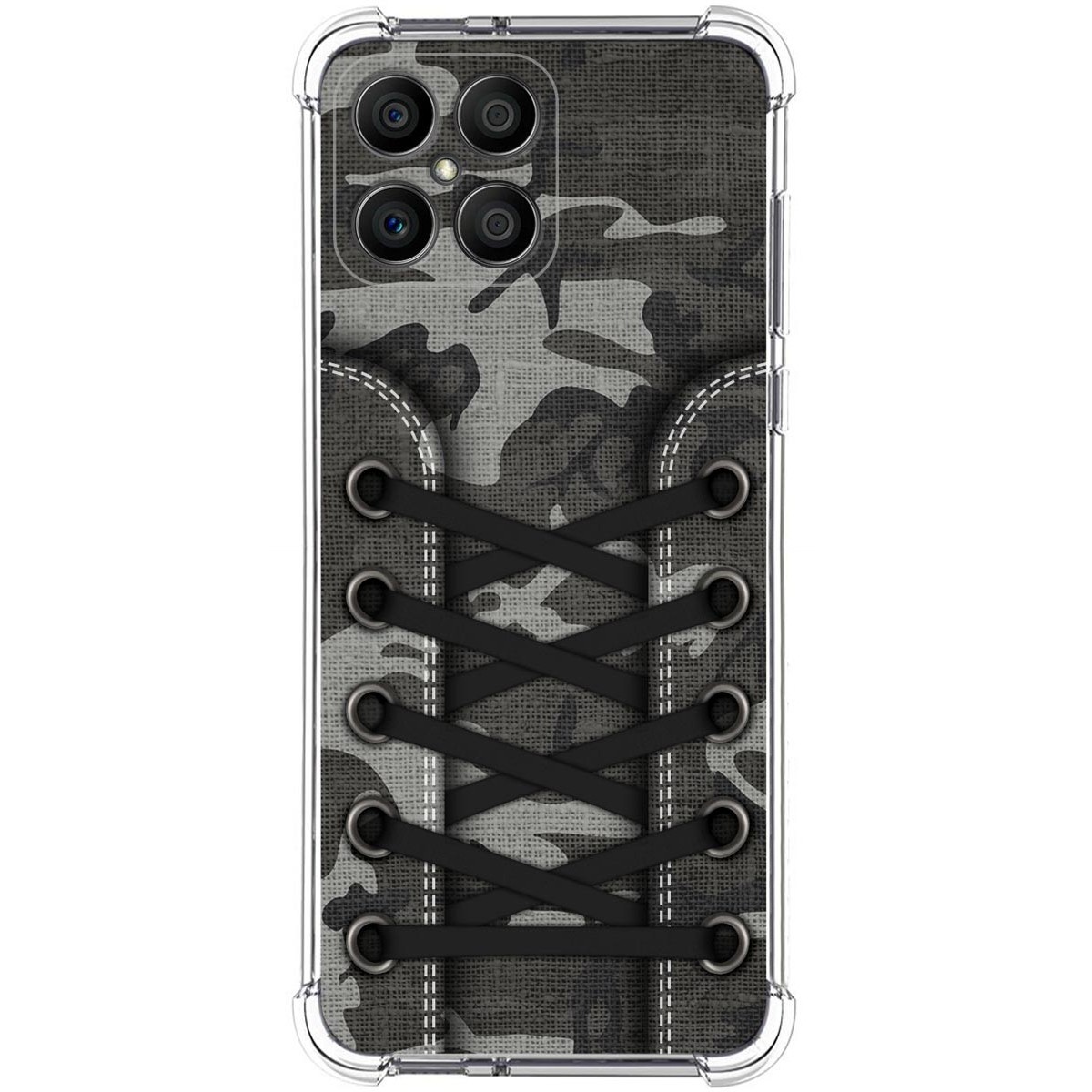 Funda Silicona Antigolpes para Huawei Honor X8 diseño Zapatillas 15 Dibujos