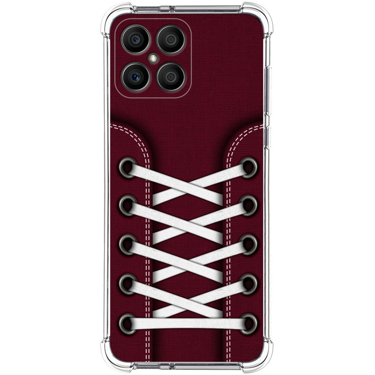 Funda Silicona Antigolpes para Huawei Honor X8 diseño Zapatillas 17 Dibujos
