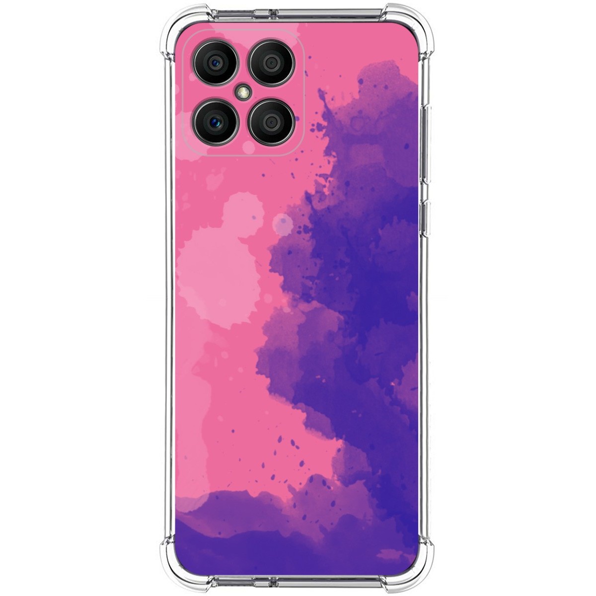 Funda Silicona Antigolpes para Huawei Honor X8 diseño Acuarela 07 Dibujos