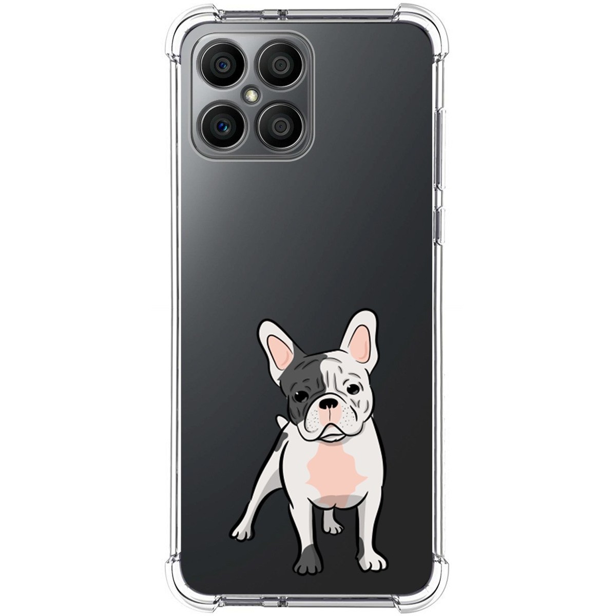 Funda Silicona Antigolpes para Huawei Honor X8 diseño Perros 06 Dibujos