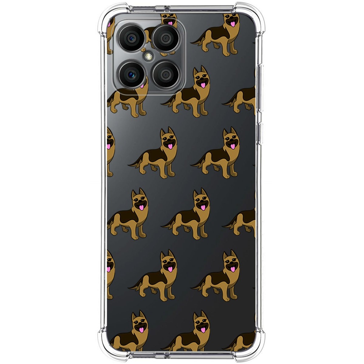Funda Silicona Antigolpes para Huawei Honor X8 diseño Perros 09 Dibujos