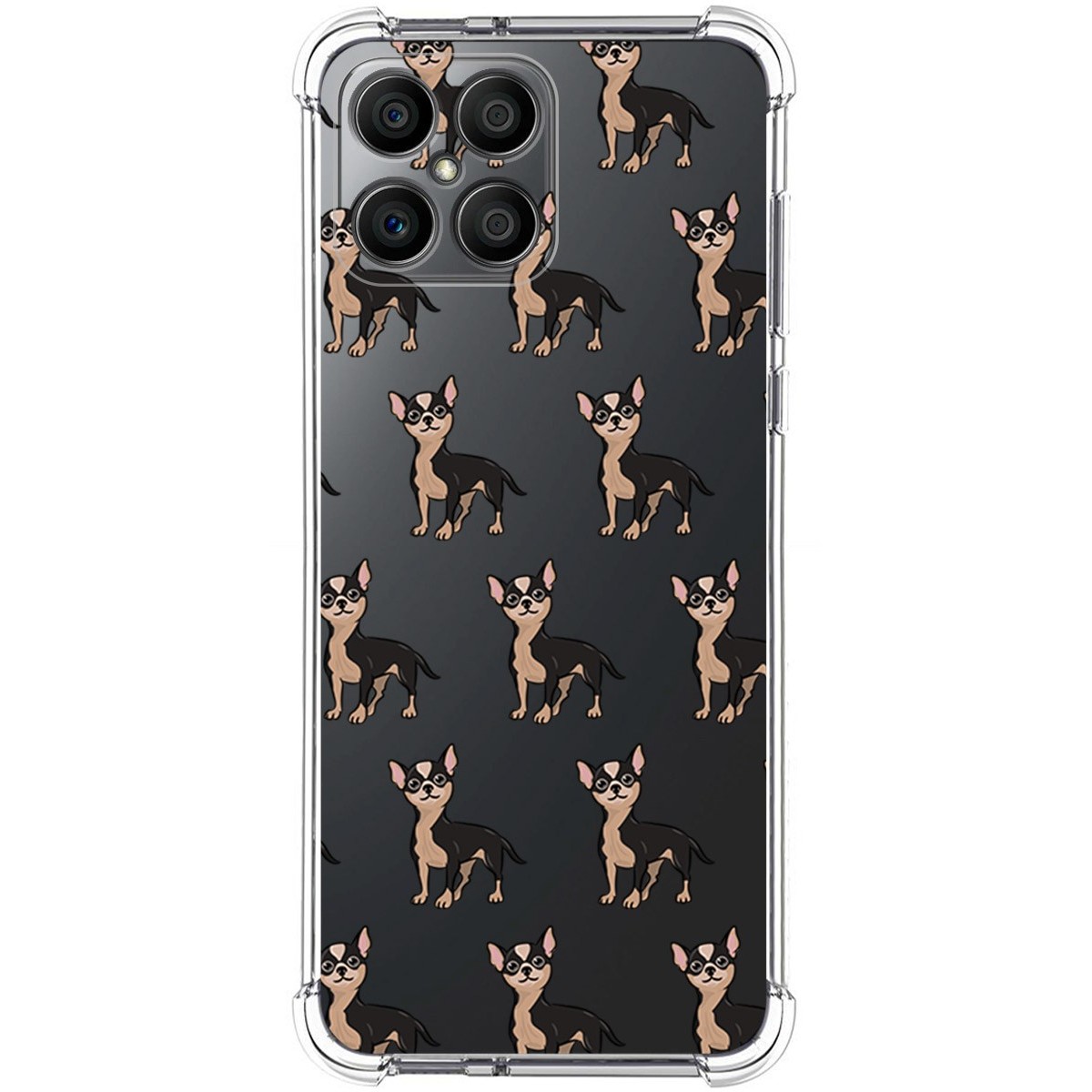 Funda Silicona Antigolpes para Huawei Honor X8 diseño Perros 11 Dibujos