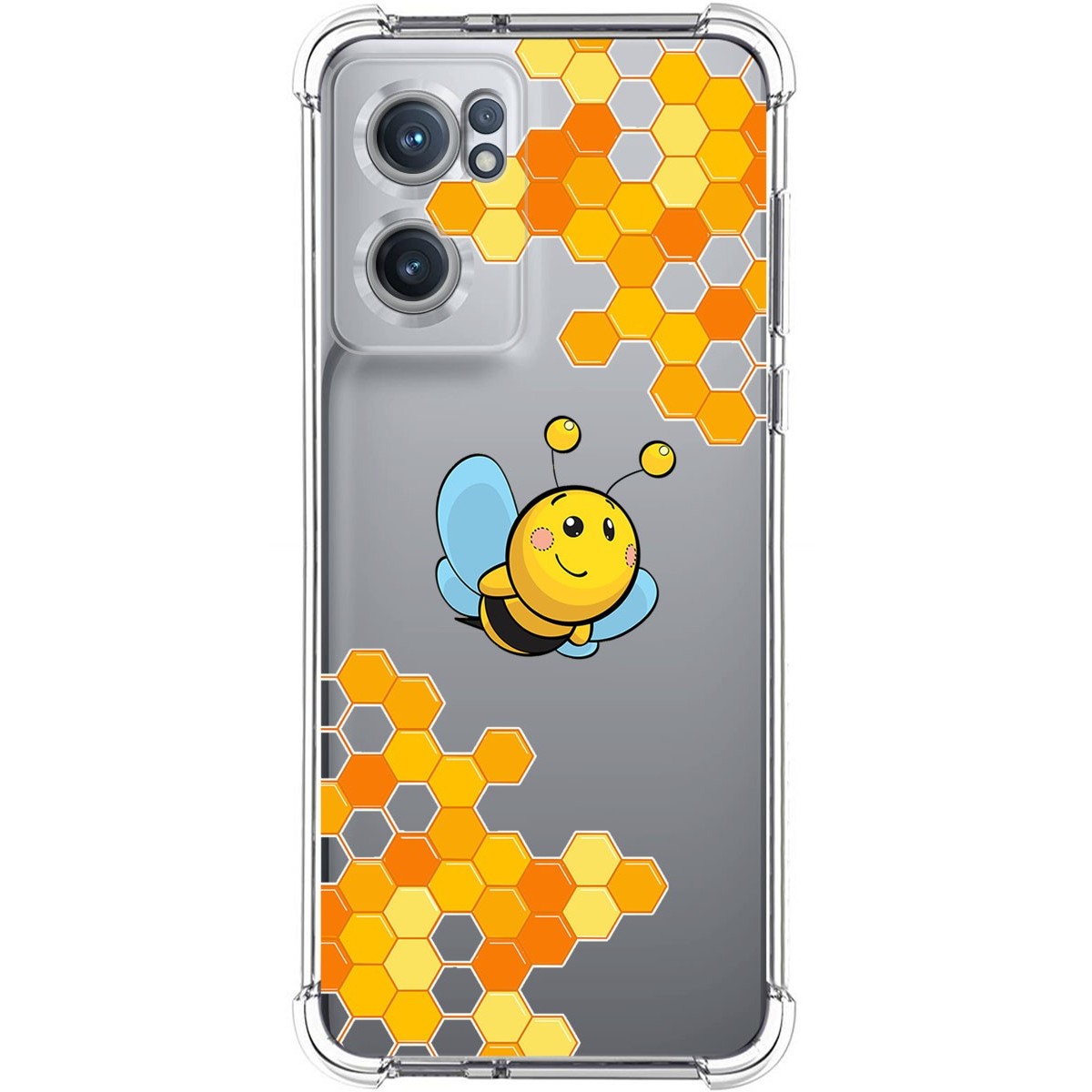 Funda Silicona Antigolpes para Oneplus Nord CE 2 5G diseño Abeja Dibujos