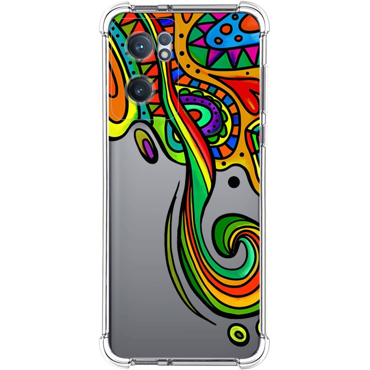 Funda Silicona Antigolpes para Oneplus Nord CE 2 5G diseño Colores Dibujos