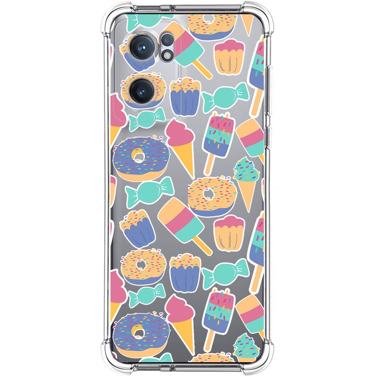 Funda Silicona Antigolpes para Oneplus Nord CE 2 5G diseño Dulces 02 Dibujos