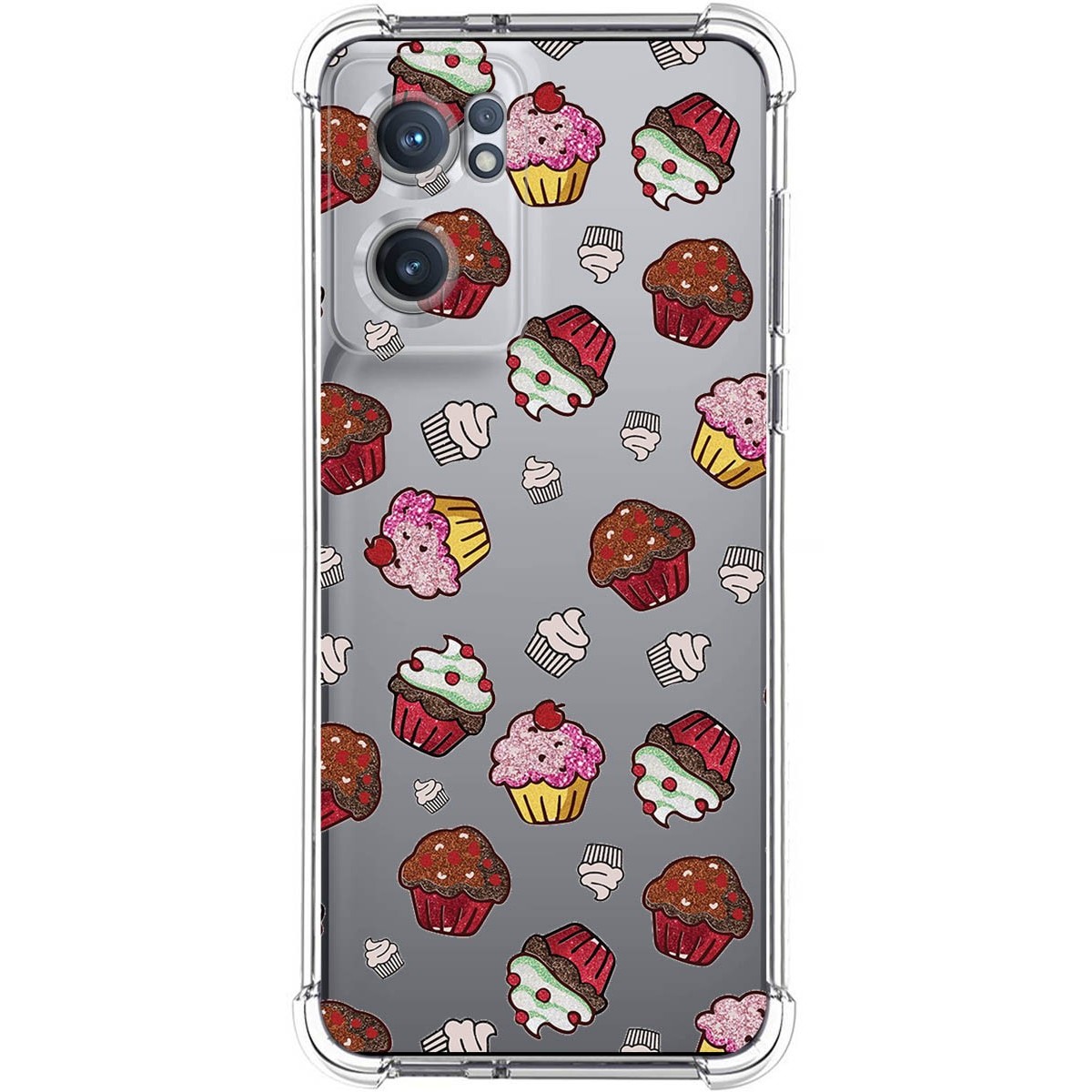 Funda Silicona Antigolpes para Oneplus Nord CE 2 5G diseño Muffins Dibujos