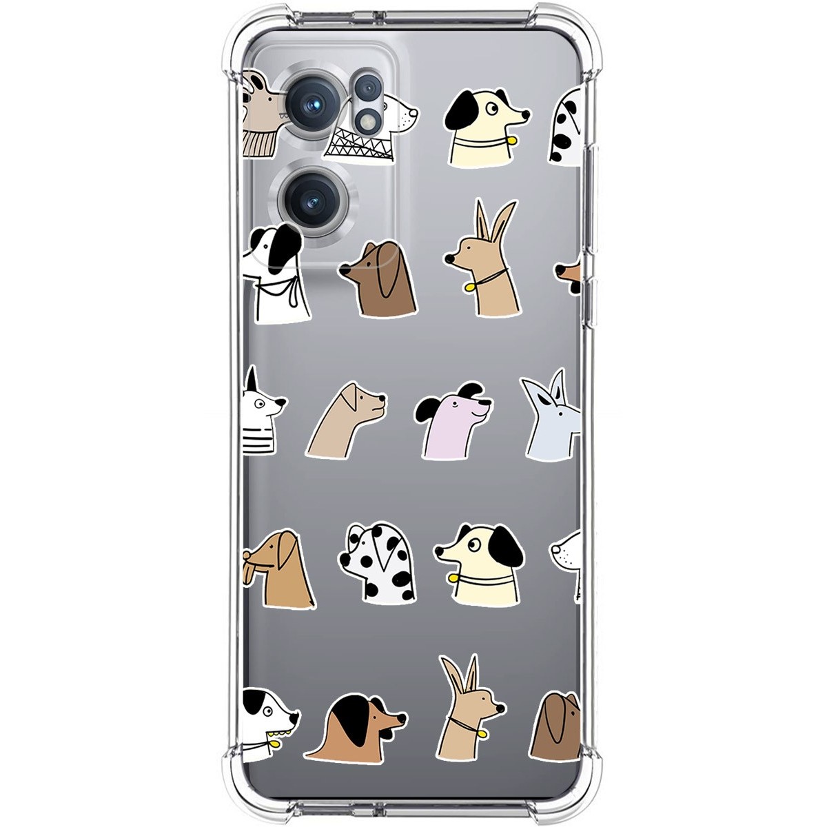 Funda Silicona Antigolpes para Oneplus Nord CE 2 5G diseño Perros Dibujos