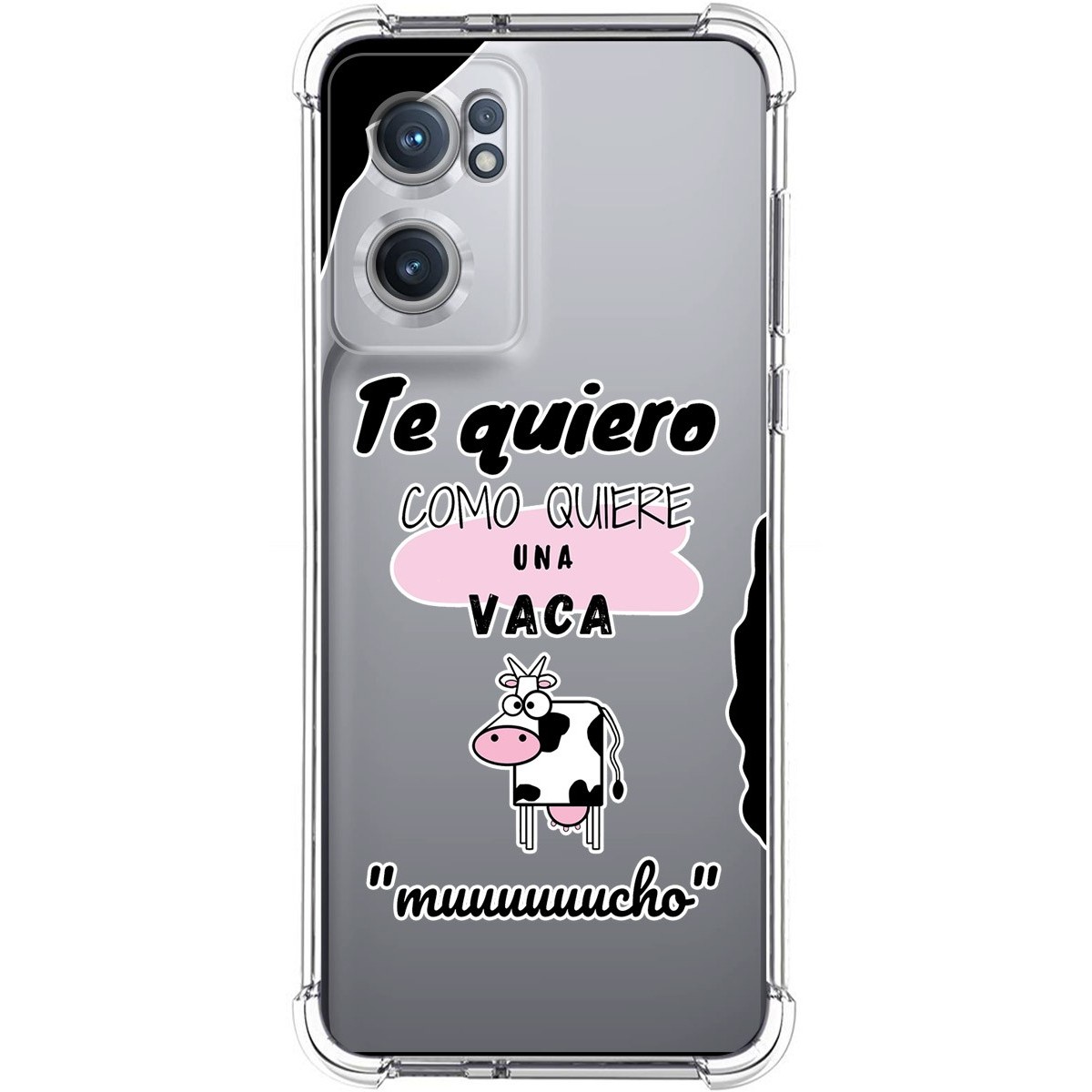 Funda Silicona Antigolpes para Oneplus Nord CE 2 5G diseño Vaca Dibujos