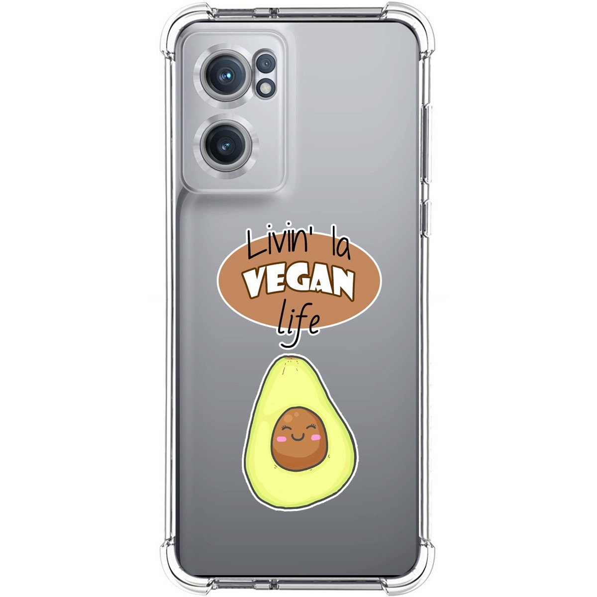Funda Silicona Antigolpes para Oneplus Nord CE 2 5G diseño Vegan Life Dibujos