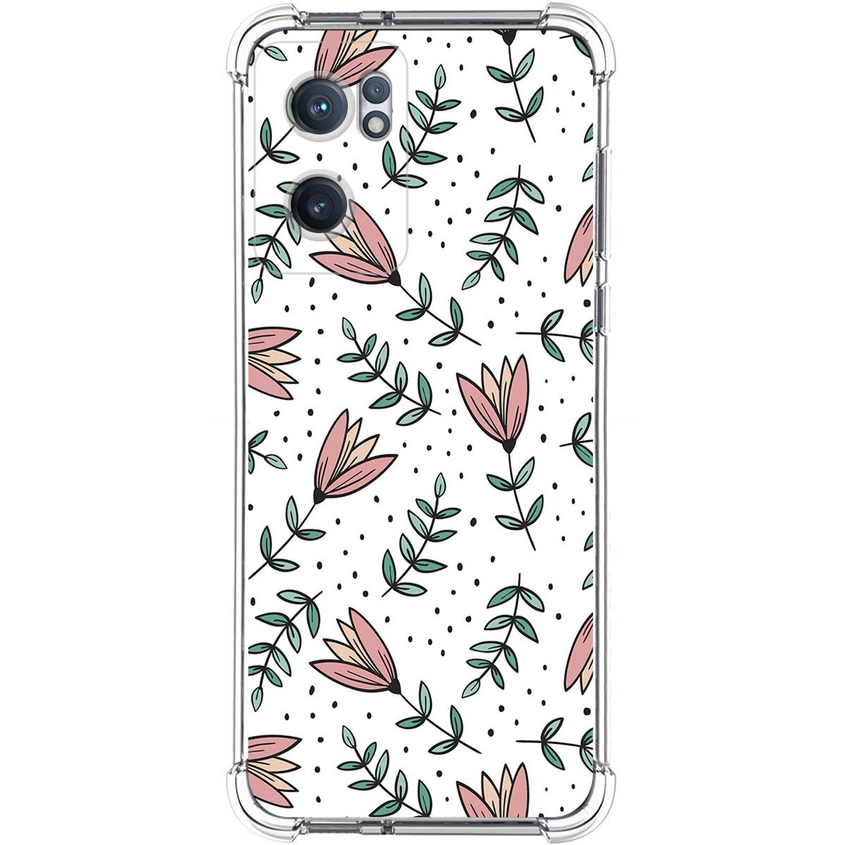 Funda Silicona Antigolpes para Oneplus Nord CE 2 5G diseño Flores 01 Dibujos