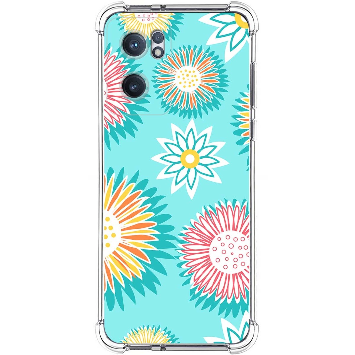 Funda Silicona Antigolpes para Oneplus Nord CE 2 5G diseño Flores 05 Dibujos