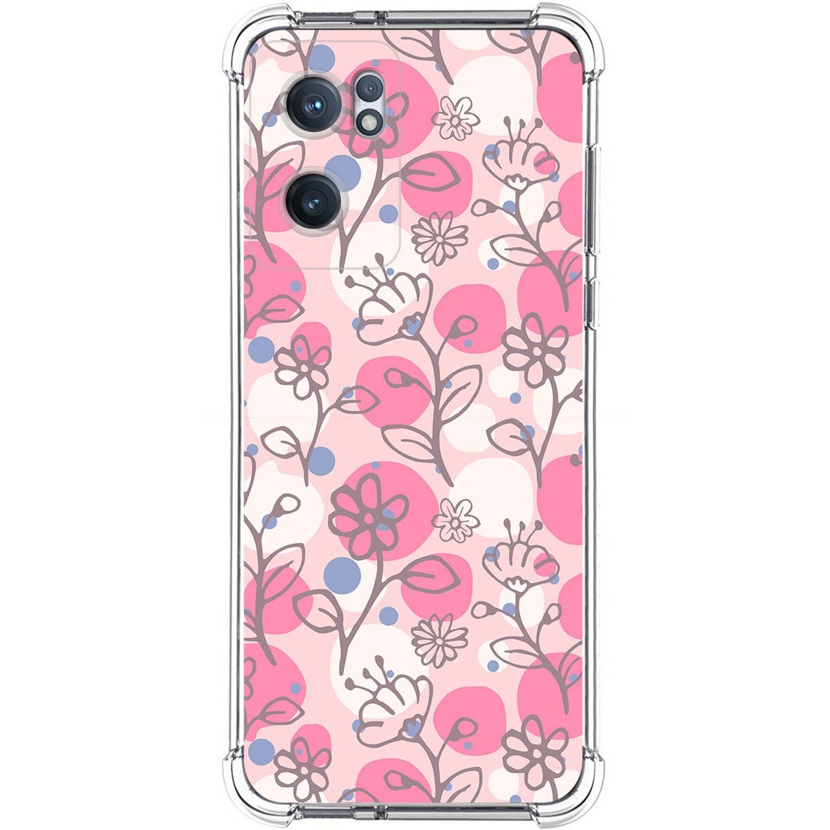 Funda Silicona Antigolpes para Oneplus Nord CE 2 5G diseño Flores 07 Dibujos