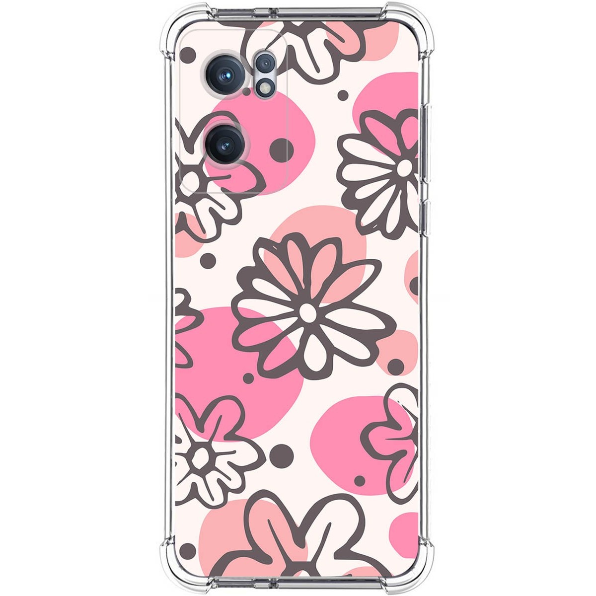 Funda Silicona Antigolpes para Oneplus Nord CE 2 5G diseño Flores 09 Dibujos