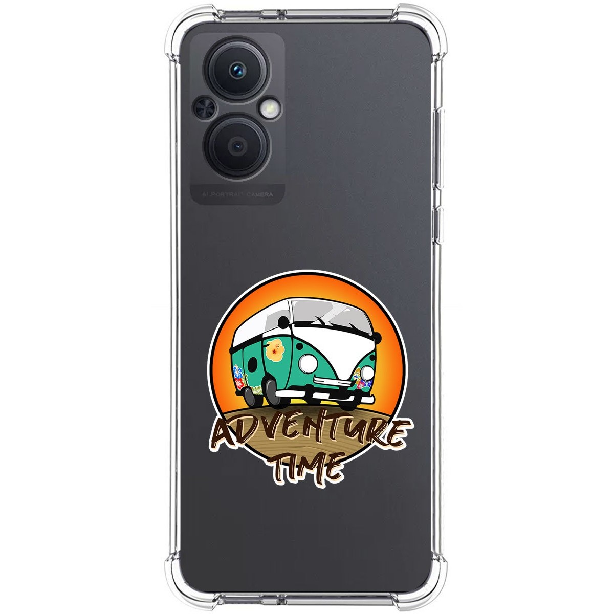 Funda Silicona Antigolpes para Oppo A96 5G diseño Adventure Time Dibujos