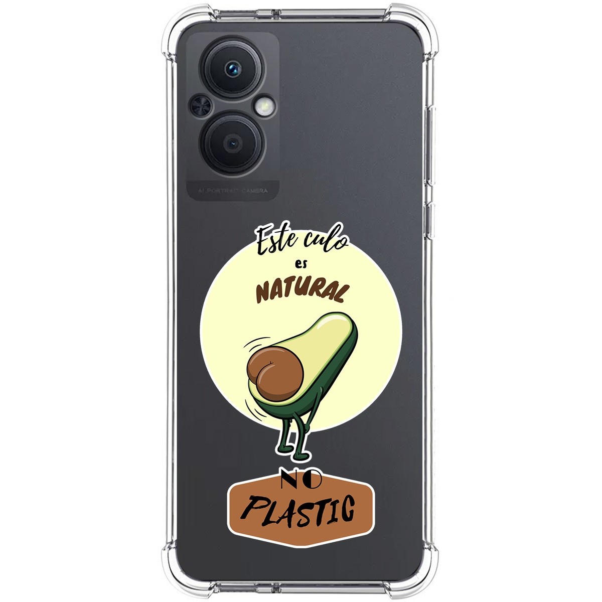 Funda Silicona Antigolpes para Oppo A96 5G diseño Culo Natural Dibujos