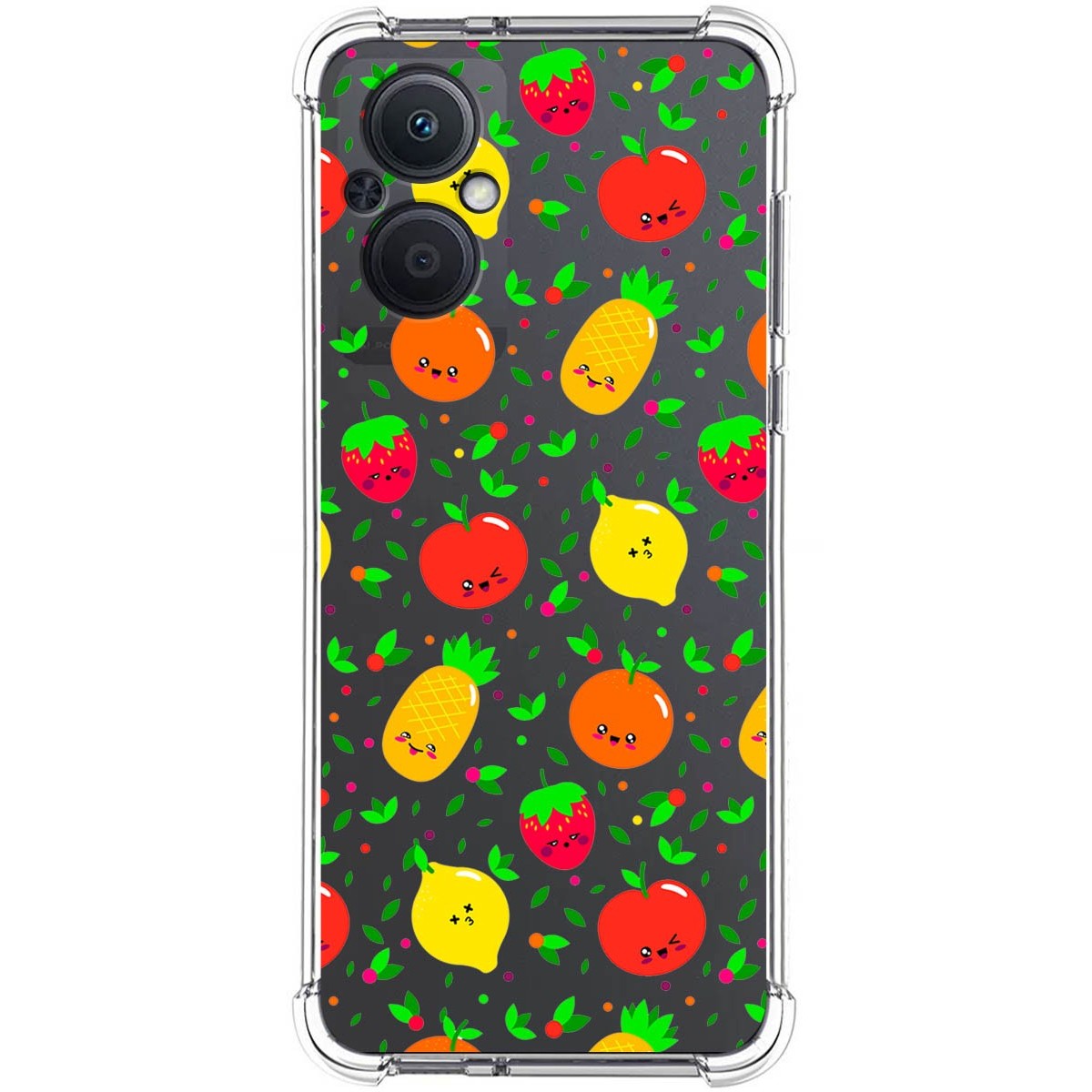 Funda Silicona Antigolpes para Oppo A96 5G diseño Frutas 01 Dibujos