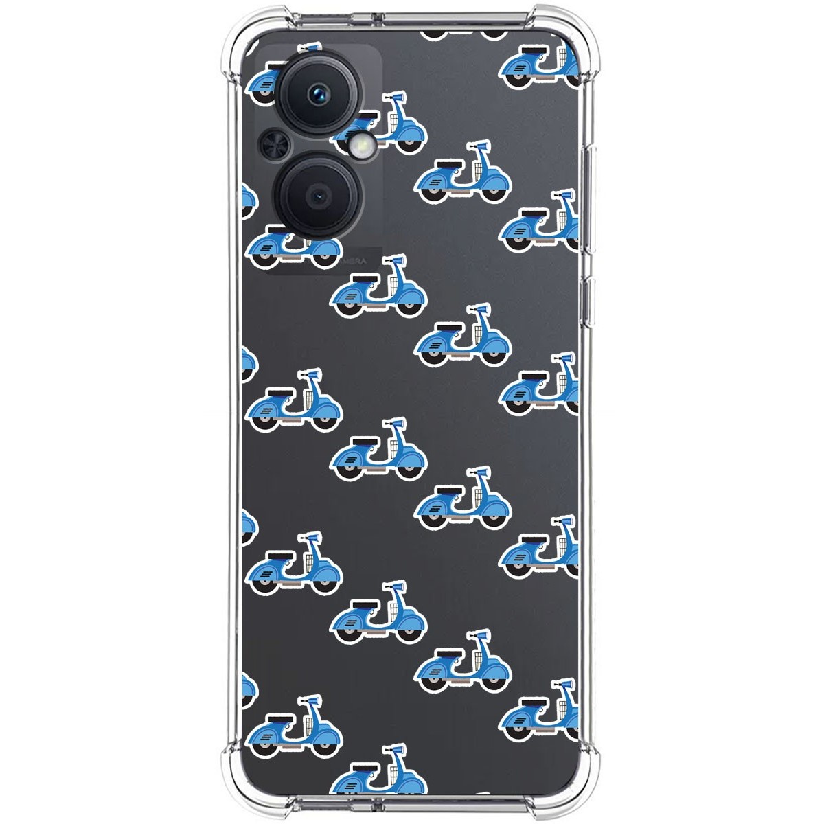 Funda Silicona Antigolpes para Oppo A96 5G diseño Scooter Dibujos