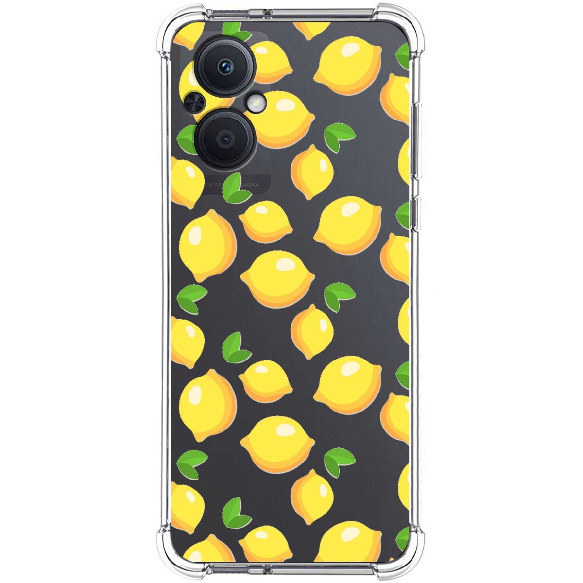 Funda Silicona Antigolpes para Oppo A96 5G diseño Limones Dibujos