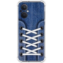 Funda Silicona Antigolpes para Oppo A96 5G diseño Zapatillas 01 Dibujos