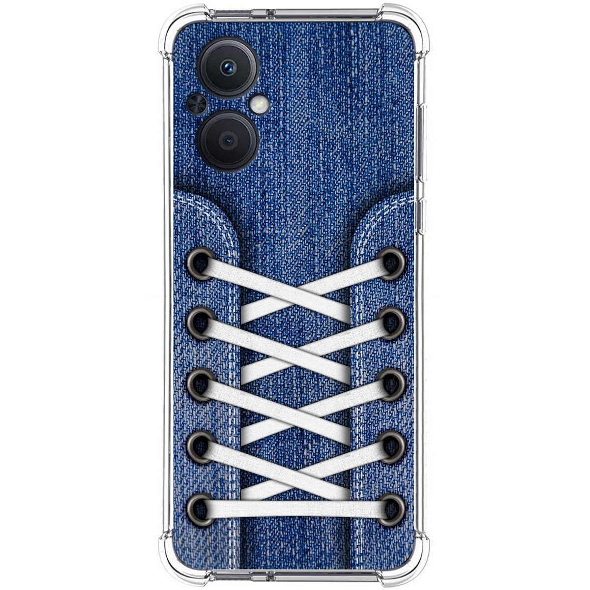Funda Silicona Antigolpes para Oppo A96 5G diseño Zapatillas 01 Dibujos