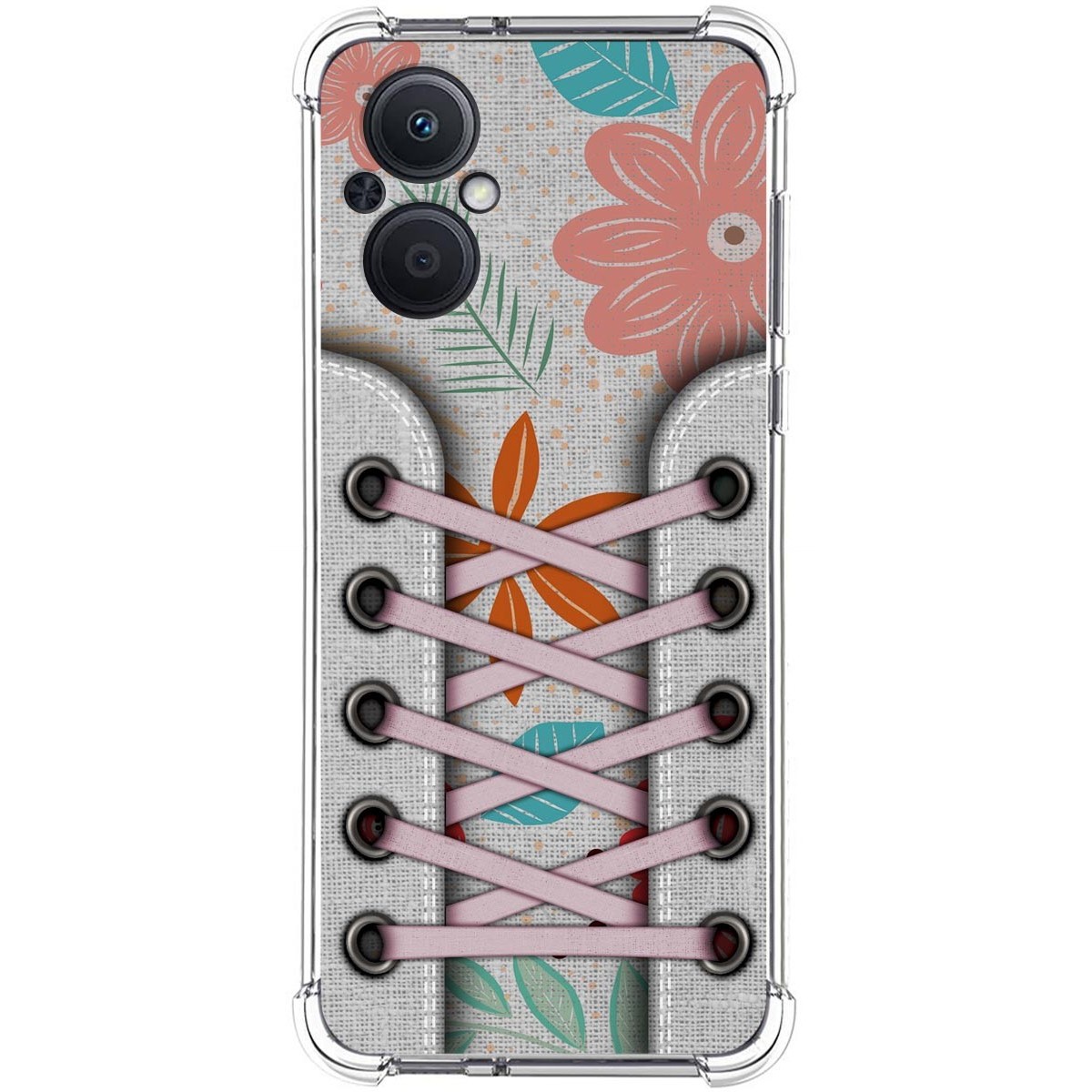 Funda Silicona Antigolpes para Oppo A96 5G diseño Zapatillas 09 Dibujos