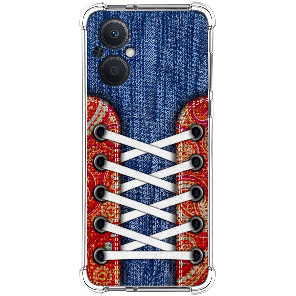 Funda Silicona Antigolpes para Oppo A96 5G diseño Zapatillas 11 Dibujos