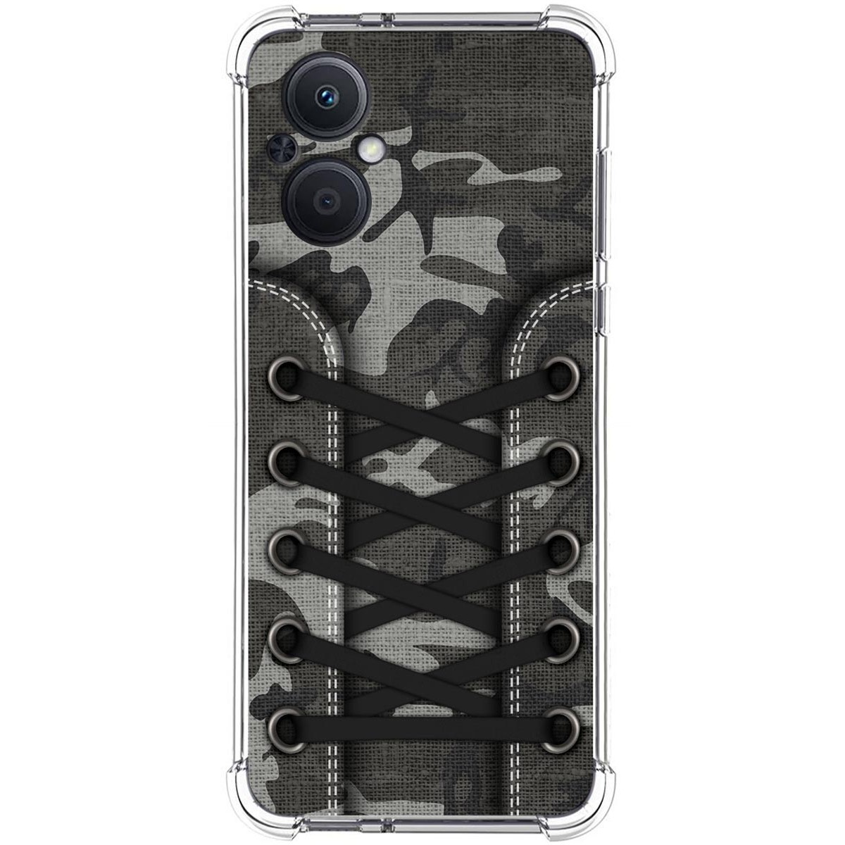 Funda Silicona Antigolpes para Oppo A96 5G diseño Zapatillas 15 Dibujos