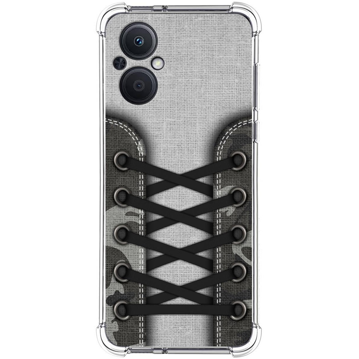 Funda Silicona Antigolpes para Oppo A96 5G diseño Zapatillas 16 Dibujos