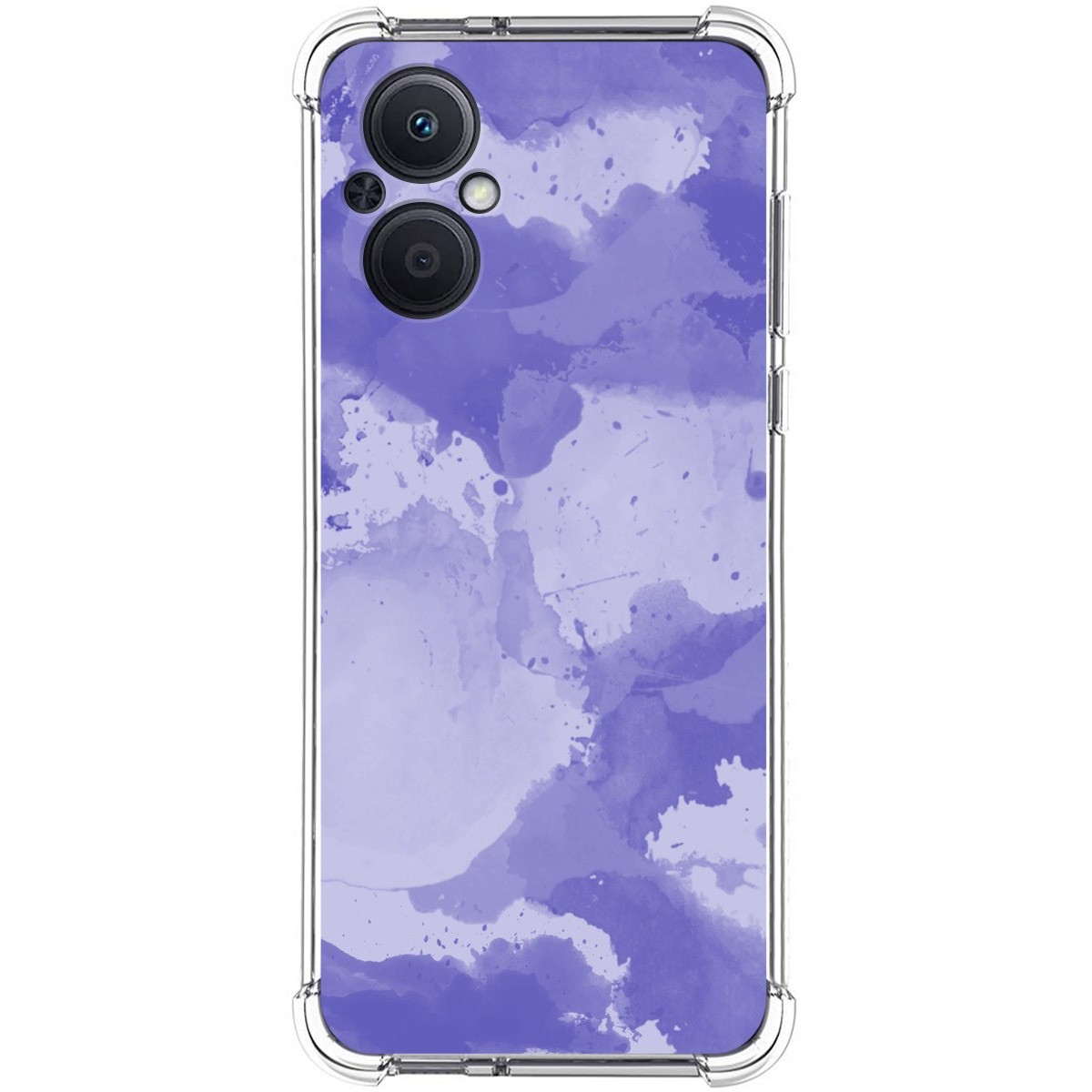 Funda Silicona Antigolpes para Oppo A96 5G diseño Acuarela 01 Dibujos