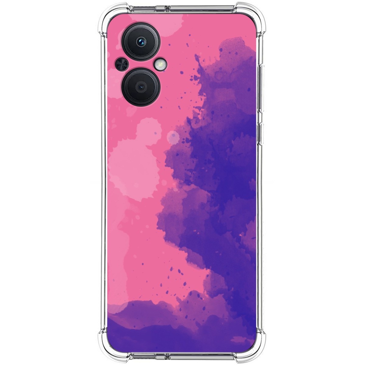 Funda Silicona Antigolpes para Oppo A96 5G diseño Acuarela 07 Dibujos