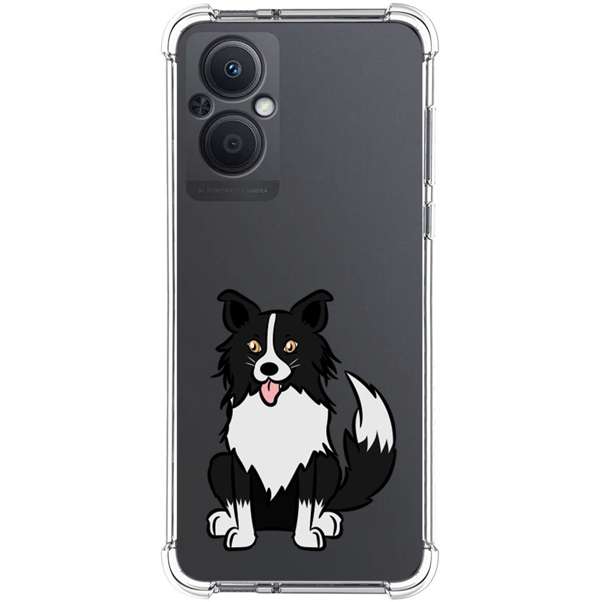 Funda Silicona Antigolpes para Oppo A96 5G diseño Perros 01 Dibujos