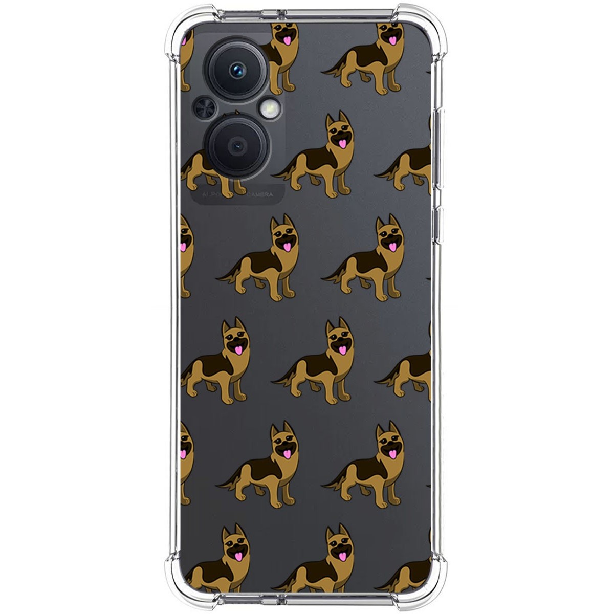 Funda Silicona Antigolpes para Oppo A96 5G diseño Perros 09 Dibujos