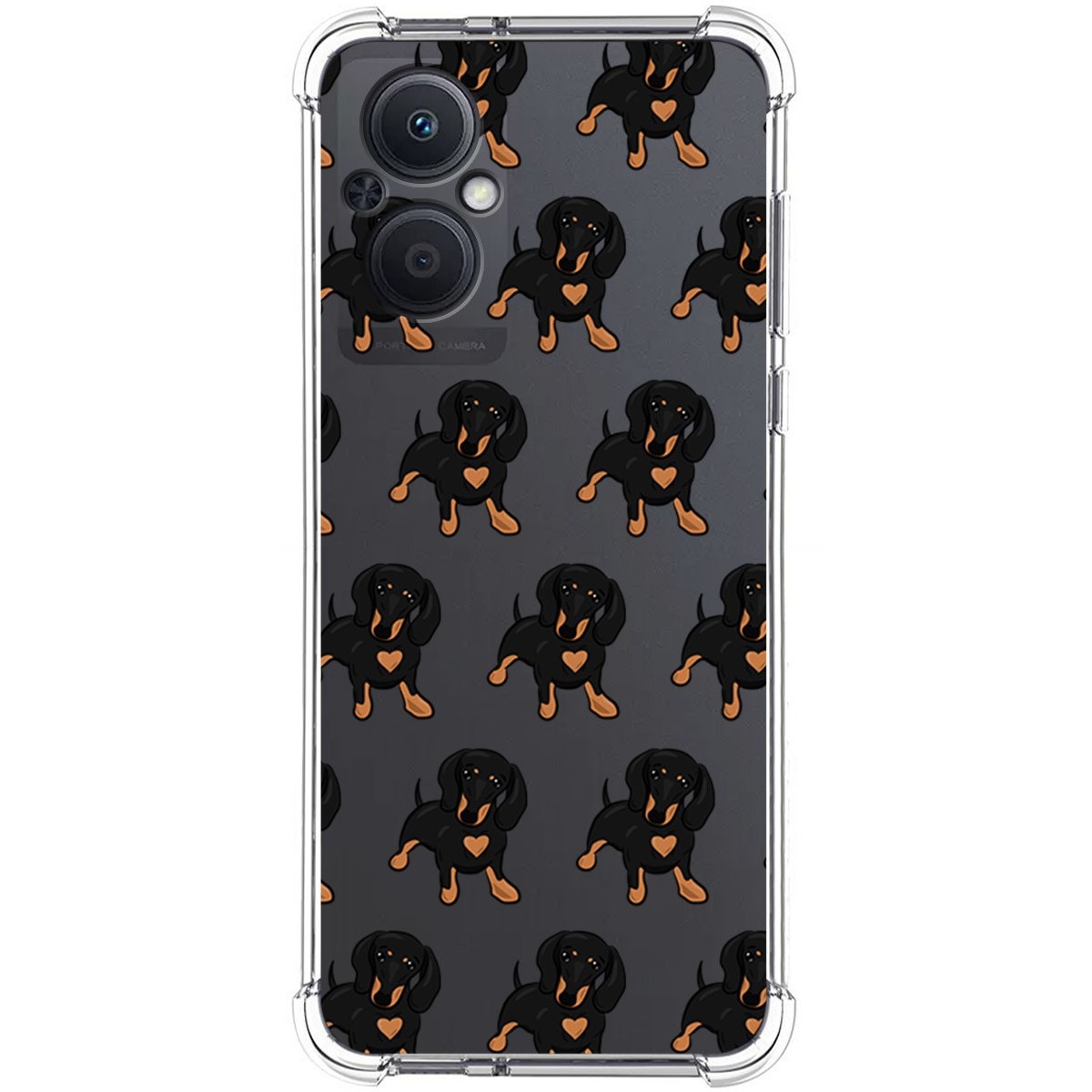 Funda Silicona Antigolpes para Oppo A96 5G diseño Perros 10 Dibujos