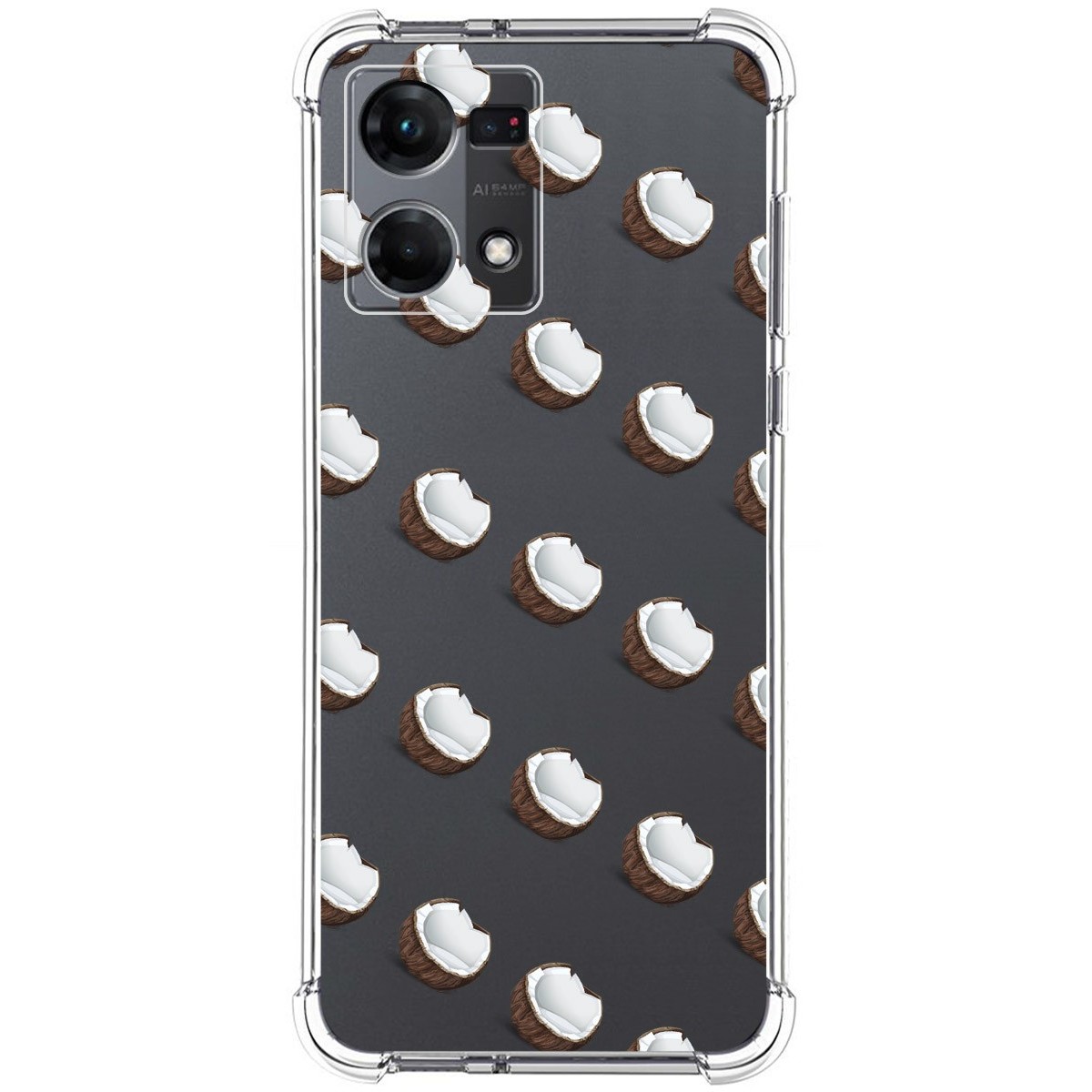 Funda Silicona Antigolpes para Oppo Reno 7 4G diseño Cocos Dibujos